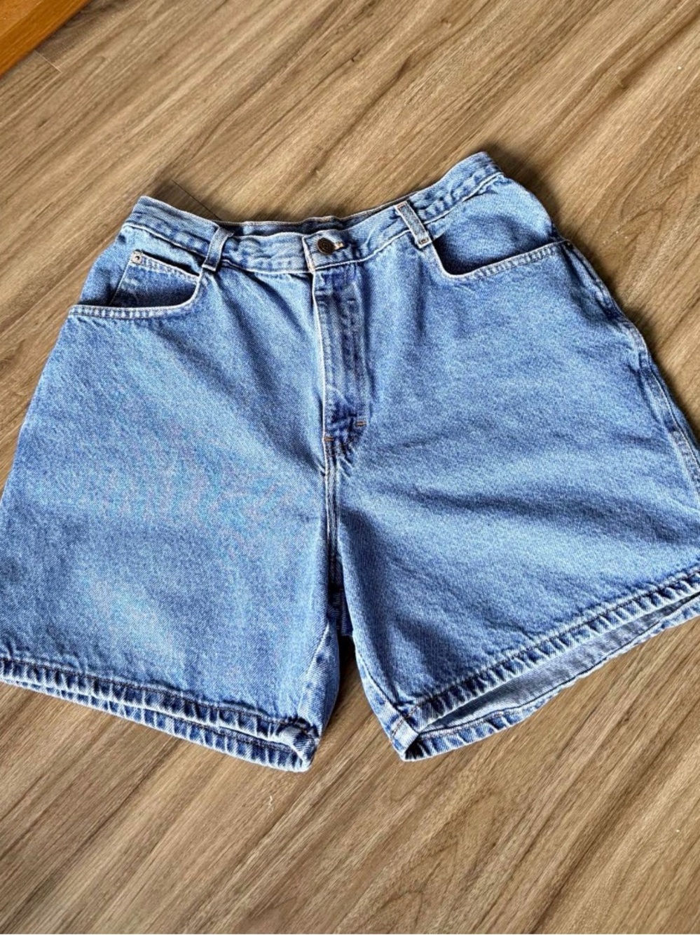 Gitano Light Blue Denim High-Rise Shorts